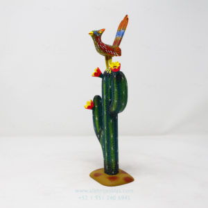 Alebrije Correcaminos Sobre Cactus