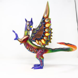 Alebrije Dragón de Feroz, Talla en Madera V