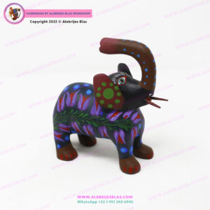Alebrije Elefante II, Escultura Artesanal Oaxaqueña - Imagen 3