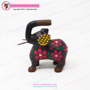 Alebrije Elefante IV, Escultura Artesanal Oaxaqueña