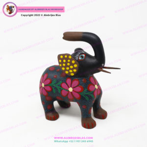 Alebrije Elefante IV, Escultura Artesanal Oaxaqueña - Imagen 3