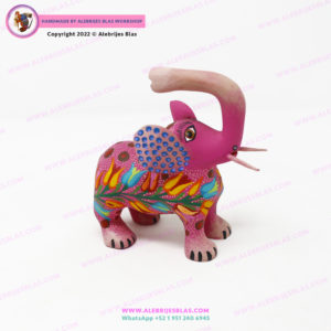Alebrije Elefante I, Escultura Artesanal Oaxaqueña - Imagen 3