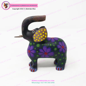 Alebrije Elefante III, Escultura Artesanal Oaxaqueña