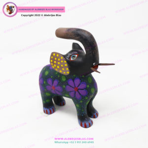 Alebrije Elefante III, Escultura Artesanal Oaxaqueña - Imagen 3