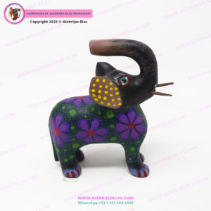 Alebrije Elefante III, Escultura Artesanal Oaxaqueña - Imagen 4