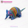 Armadillo Alebrije Tallado en madera pintado a mano I