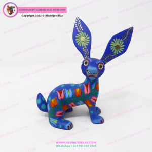 Escultura Artesanal Oaxaqueña, Alebrije Conejo Pascua II