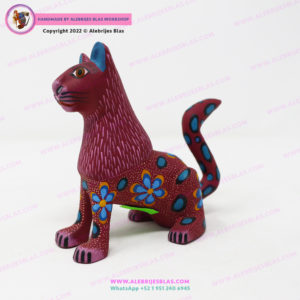 Mexican Folk Art, Alebrije León I - Imagen 3