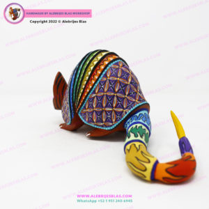 Alebrije Armadillo Fiestero - Imagen 3
