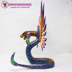 Alebrije Quetzalcóatl, Serpiente Emplumada, Tezcatlipoca I - Imagen 3
