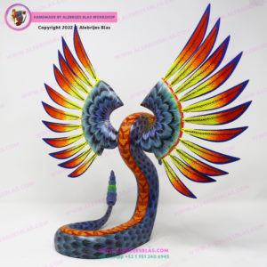 Alebrije Quetzalcóatl, Serpiente Emplumada, Tezcatlipoca I - Imagen 4