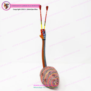 Escultura Artesanal Oaxaqueña, Alebrije Caracol de Río I - Imagen 6