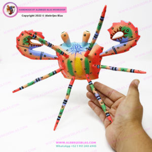 Escultura Artesanal Oaxaqueña, Alebrije Jaiba - Imagen 4