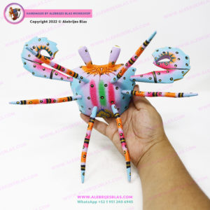 Escultura Artesanal Oaxaqueña, Alebrije Jaiba - Imagen 6