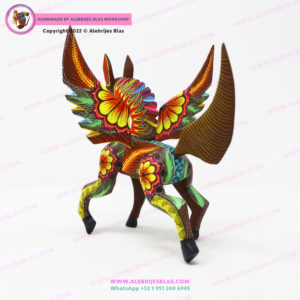 Mexican Folk Art, Alebrije Pegaso 1 - Imagen 4