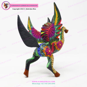 Mexican Folk Art, Alebrije Pegaso 2 - Imagen 3