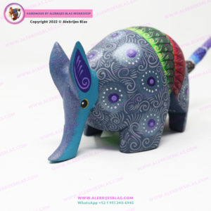Talla de Madera de Copal, Alebrije Armadillo 3 - Imagen 3