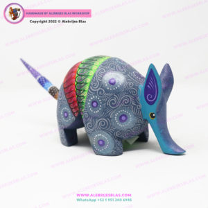 Talla de Madera de Copal, Alebrije Armadillo 3 - Imagen 5