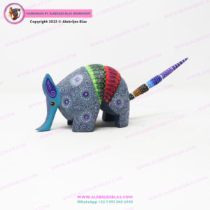 Talla de Madera de Copal, Alebrije Armadillo 3 - Imagen 7
