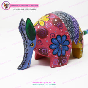 Talla de Madera de Copal, Alebrije Armadillo 4 - Imagen 3