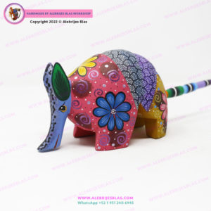 Talla de Madera de Copal, Alebrije Armadillo 4 - Imagen 4