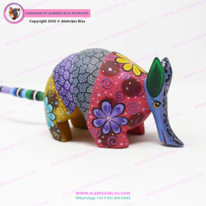 Talla de Madera de Copal, Alebrije Armadillo 4 - Imagen 5