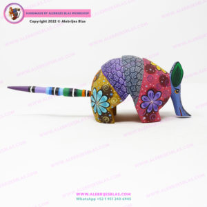 Talla de Madera de Copal, Alebrije Armadillo 4 - Imagen 6