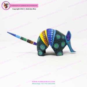 Talla de Madera de Copal, Alebrije Armadillo 5 - Imagen 6