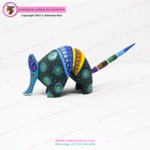 Talla de Madera de Copal, Alebrije Armadillo 5 - Imagen 5