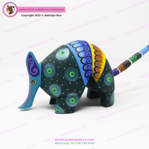 Talla de Madera de Copal, Alebrije Armadillo 5 - Imagen 4