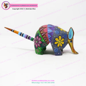 Talla de Madera de Copal, Alebrije Armadillo 6 - Imagen 4
