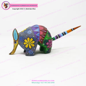 Talla de Madera de Copal, Alebrije Armadillo 6 - Imagen 5