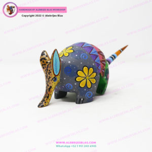 Talla de Madera de Copal, Alebrije Armadillo 6 - Imagen 6