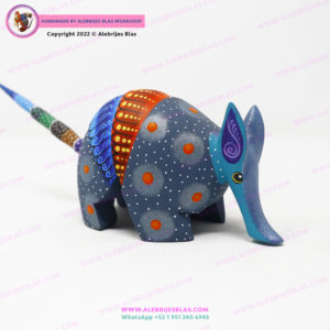 Talla de Madera de Copal, Alebrije Armadillo 8 - Imagen 5