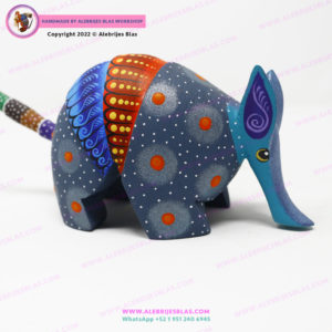 Talla de Madera de Copal, Alebrije Armadillo 8 - Imagen 6