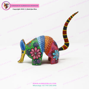 Talla de Madera de Copal, Alebrije Armadillo 9 - Imagen 3