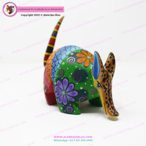 Talla de Madera de Copal, Alebrije Armadillo 9 - Imagen 5