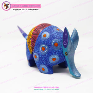 Talla de Madera de Copal, Alebrije Armadillo 10