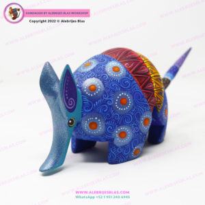 Talla de Madera de Copal, Alebrije Armadillo 10 - Imagen 3