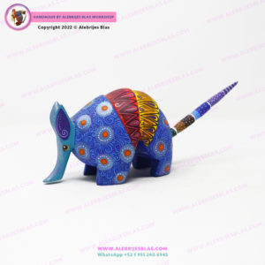 Talla de Madera de Copal, Alebrije Armadillo 10 - Imagen 4