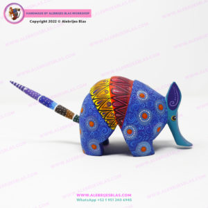 Talla de Madera de Copal, Alebrije Armadillo 10 - Imagen 5