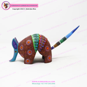 Talla de Madera de Copal, Alebrije Armadillo 11 - Imagen 5