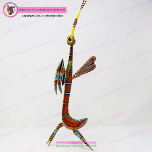 Escultura Artesanal Oaxaqueña, Alebrije Mantis Religiosa II - Imagen 4