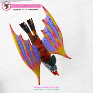 Escultura Artesanal Oaxaqueña, Alebrije Vampiro 8