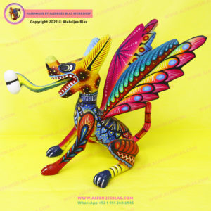 Alebrije Dante Con Hueso Coco II - Imagen 3