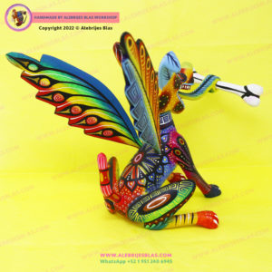 Alebrije Dante Con Hueso Coco II - Imagen 4