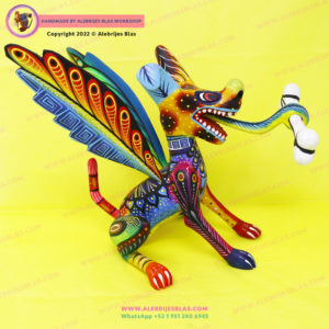 Alebrije Dante Con Hueso Coco II - Imagen 5