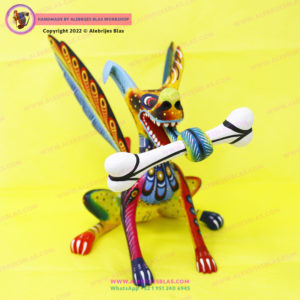 Alebrije Dante Con Hueso Coco II - Imagen 6
