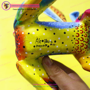 Alebrije Dante Con Hueso Coco II - Imagen 7