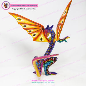Original Oaxaca Art, Alebrije Dragón Veloz 1 - Imagen 5